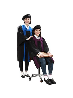 졸업가운베레모가운+학사모세트 (셔츠제외) 6학년 전용사이즈